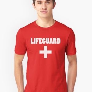 LIFEGUARD t/shirt in red